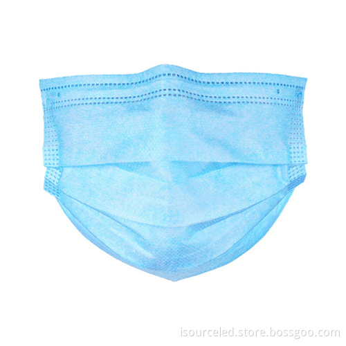 Three Layers White Safety Masks With Earloop